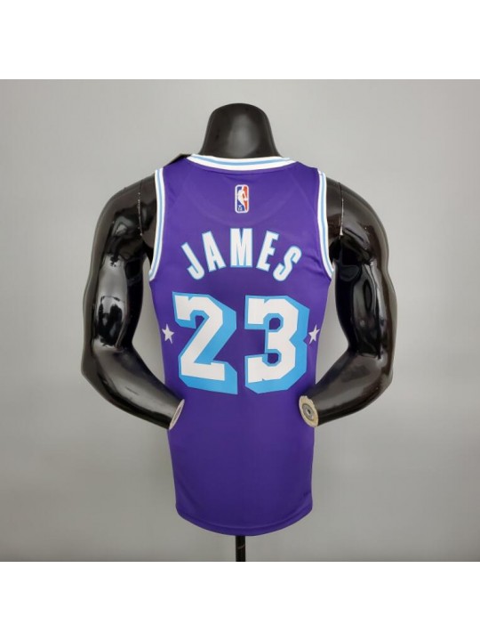 Camiseta Los Angeles Lakers 75th Anniversary James#23 2021