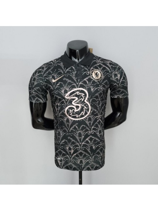 Camiseta Chelsea Player Version Classic Black Gold 22/23