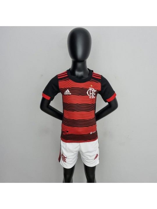 Camiseta Flamengo Primera Equipación niño 22/23