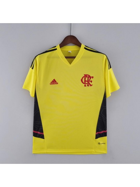 Camiseta Flamengo Training Suit Yellow 22/23