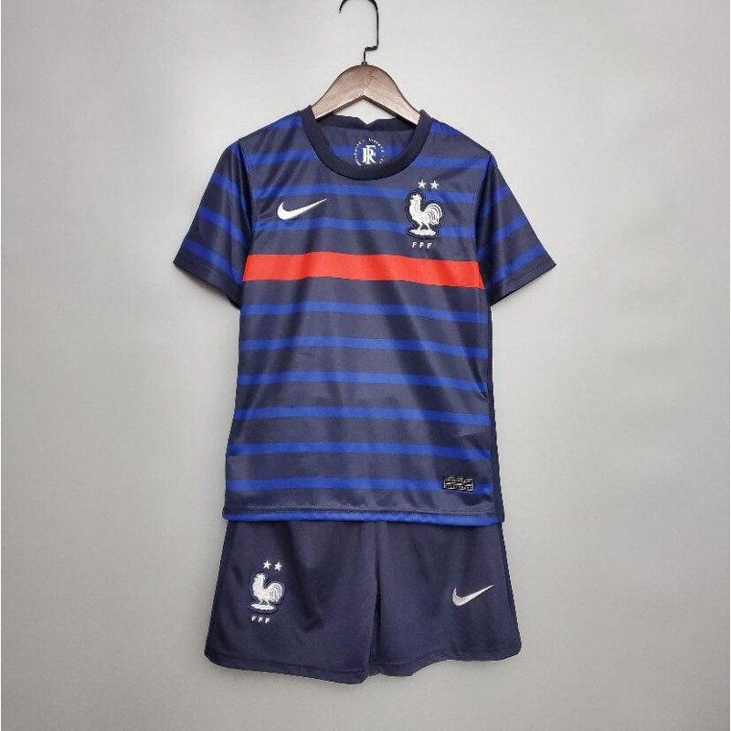 Camiseta Francia 1ª Equipación 2020 Niño Kit
