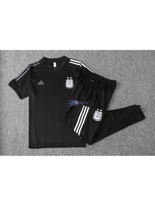Camiseta de Entrenamiento Argentina 2020 Kit Negro