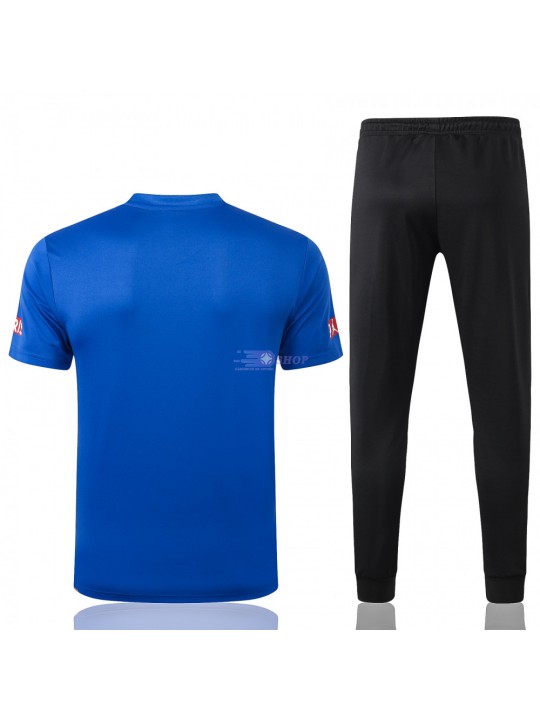 Camiseta de Entrenamiento PSG 2020/2021 Jordan Azul Logo Grande