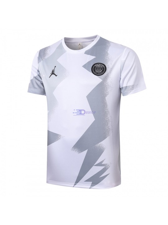 Camiseta De Entrenamiento PSG 2020/2021 Jordan Gris Rayado