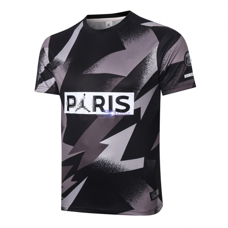 Camiseta De Entrenamiento PSG 2020/2021 Jordan Negro/Gris