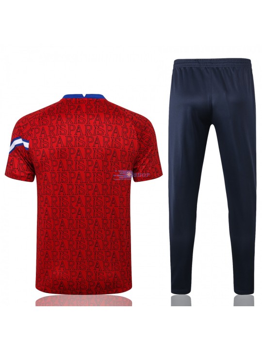 Camiseta de Entrenamiento PSG 2020/2021 Paris Rojo