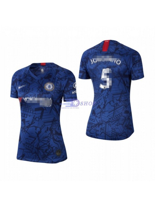 Camiseta JORGINHO 5 Chelsea FC 1ª Equipación 2019/2020 Mujer