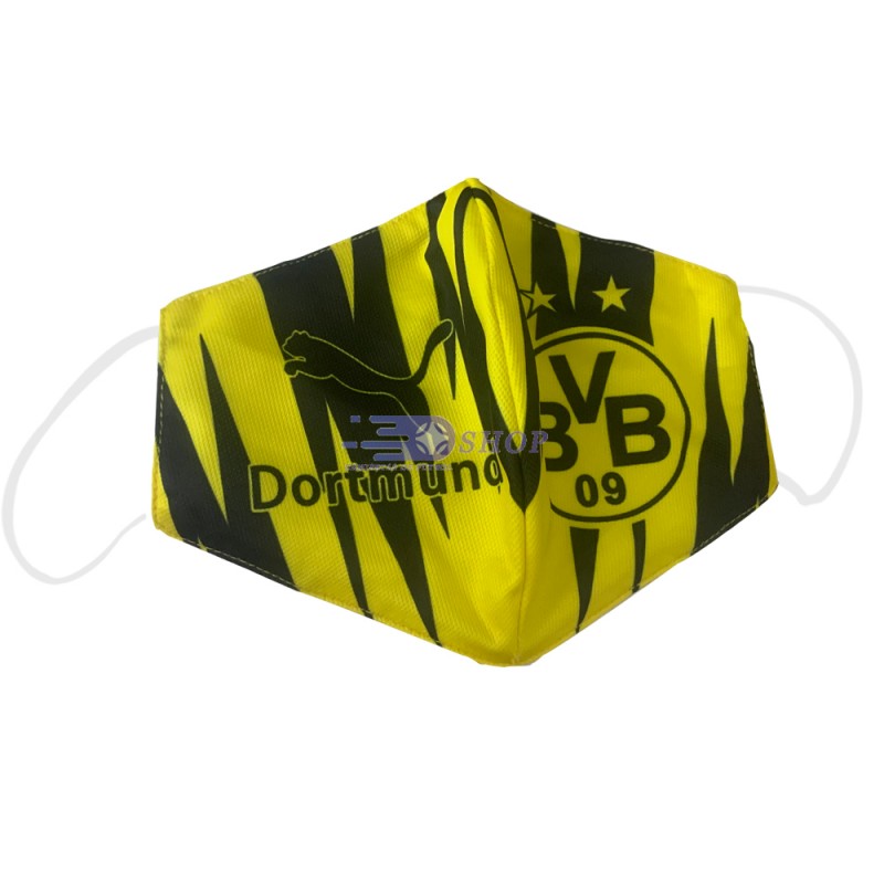 Mascarilla de Tela Borussia Dortmund Amarillo/Negro Adulto