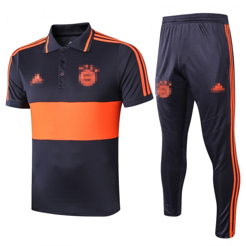 Polo Bayern Múnich 2019/2020 Kit Azul Marino/Naranja