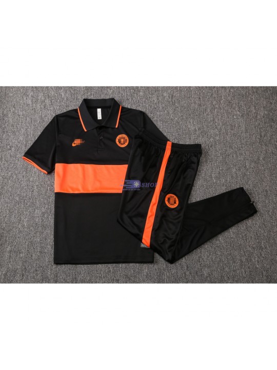 Polo Chelsea FC 2019/2020 Kit Negro/Naranja