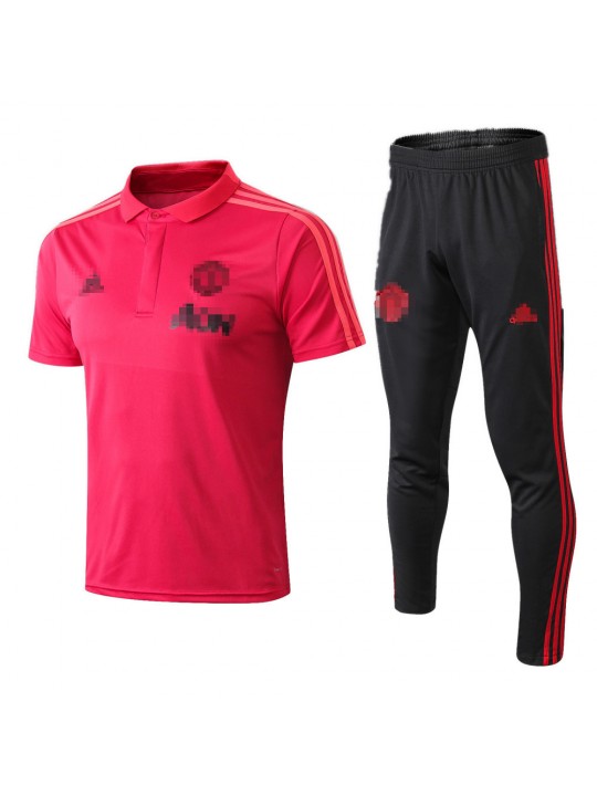 Polo Manchester United 2018/2019 Kit Rojo
