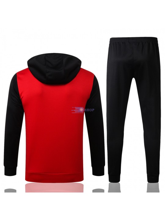Sudadera PSG 2020/2021 Jordan Con Capucha Kit Rojo/Negro